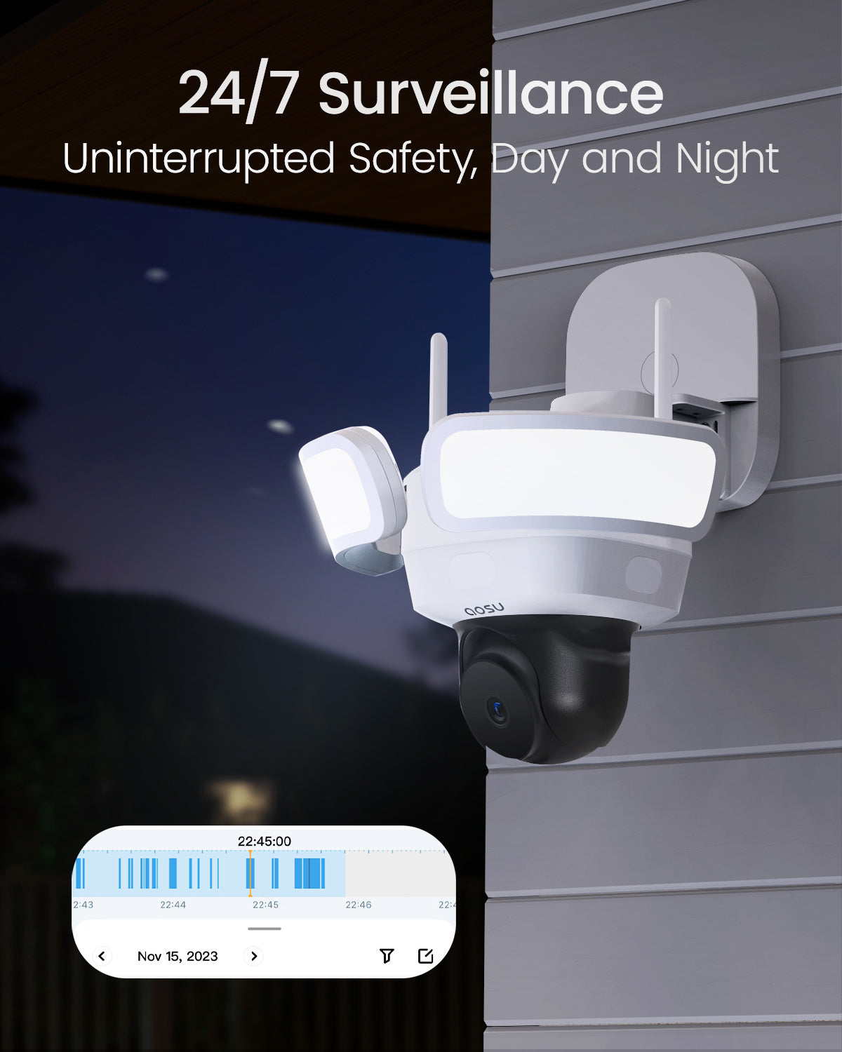 SolarCam D1 Classic Kit + Video Doorbell Ultra + Floodlight Cam Pro