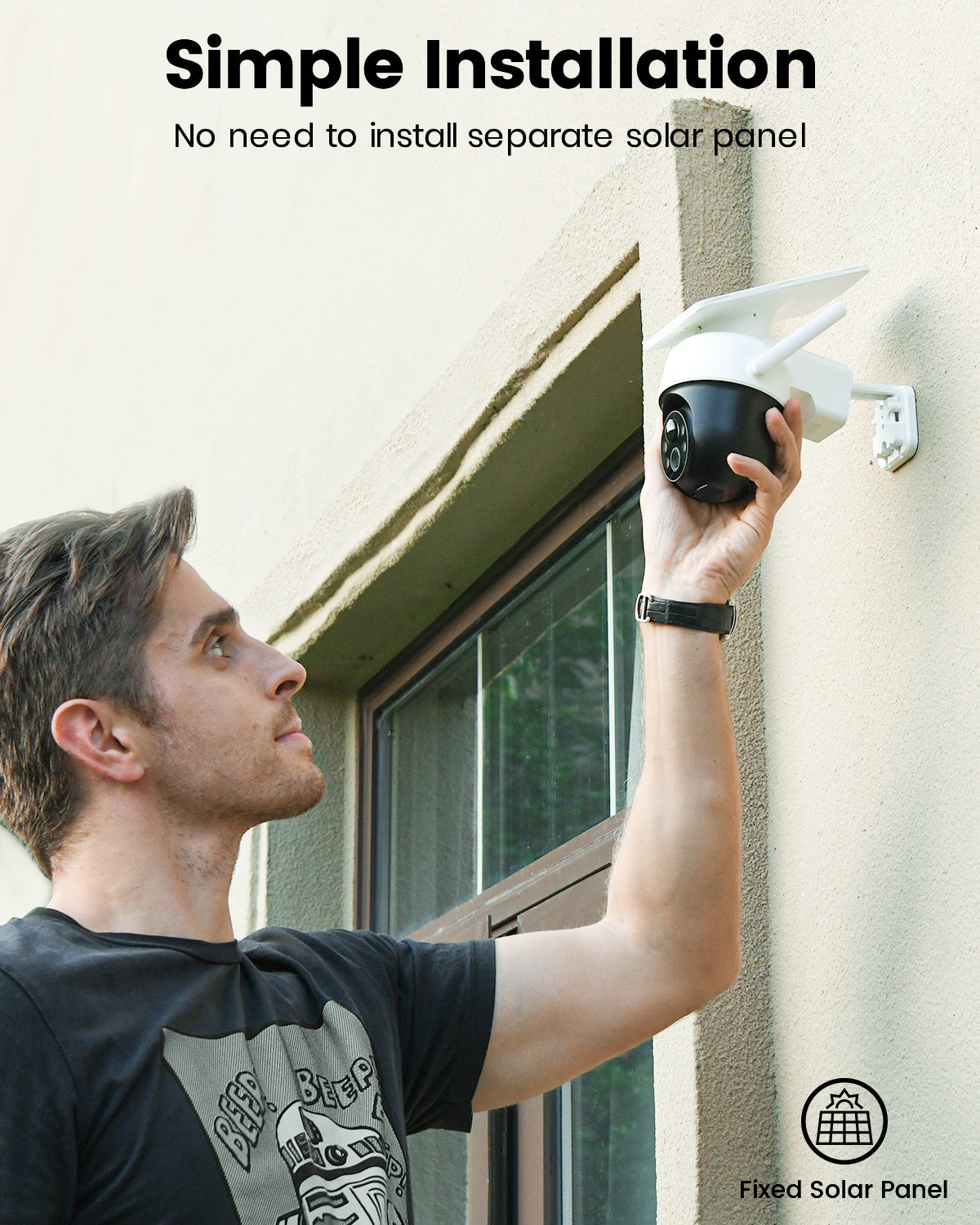 SolarCam D1 Classic + Video Doorbell Ultra + Floodlight Cam Pro