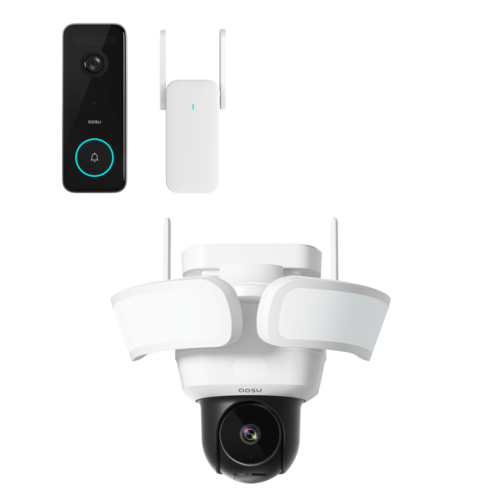 Floodlight Cam Pro + Video Doorbell Ultra